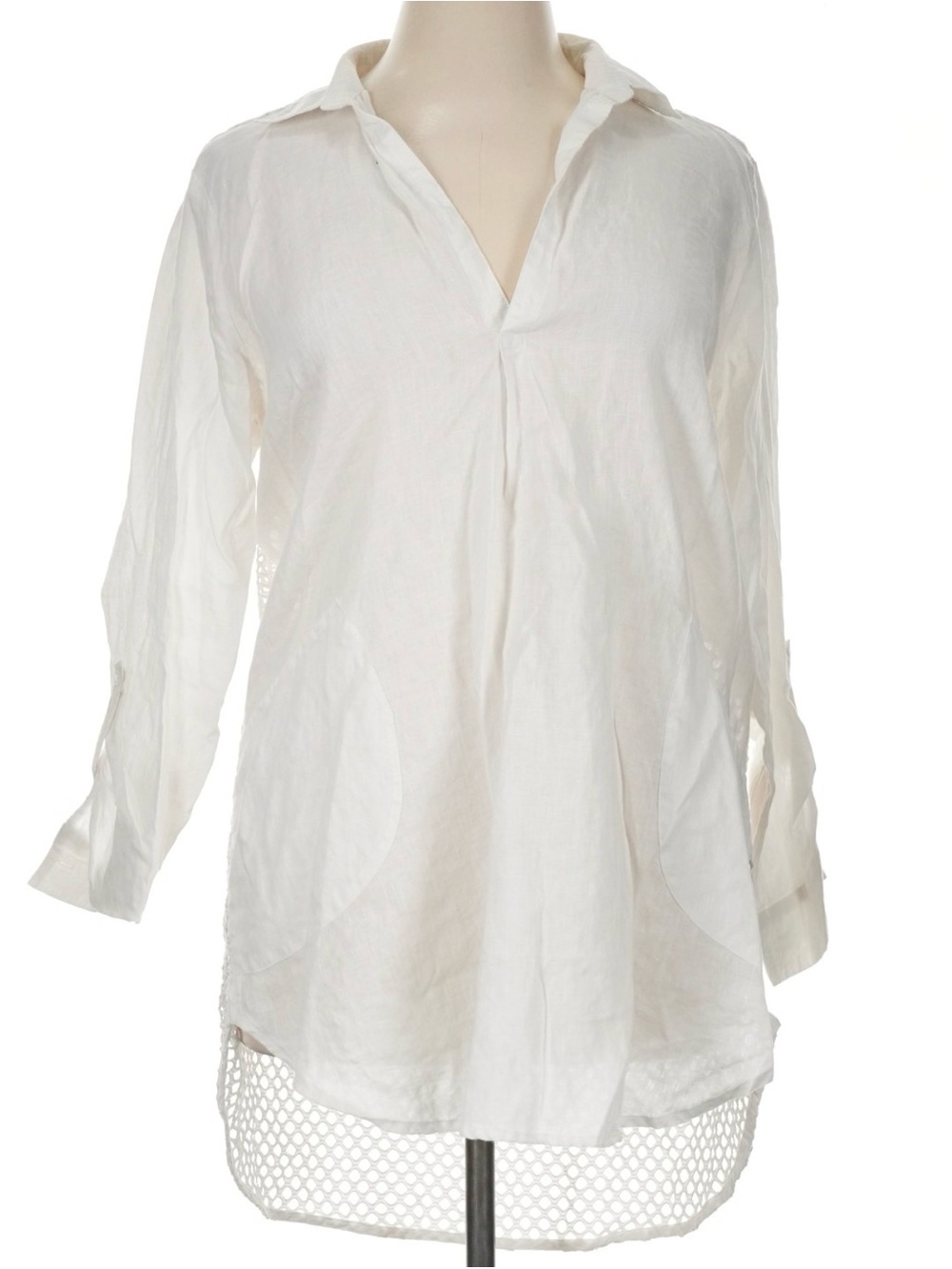 FORCYNTHIA swim cover up blouse pockets